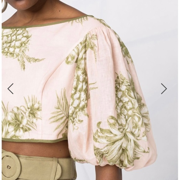 ZIMMERMANN - empire bodice printed blouse size US 8 - Picture 8 of 10